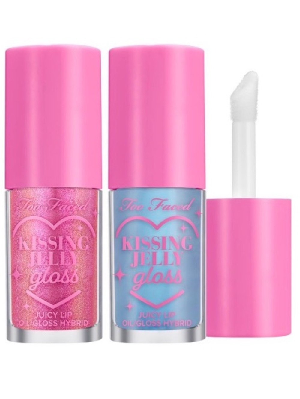 Too Faced Kissing Jelly Twice Upon A Time - Bubble Gum & Blue Snow Cone 💋